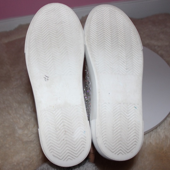 Betsey Johnson Sidny Lace-Up Rhinestone Platform Sz 7.5 - Picture 8 of 8